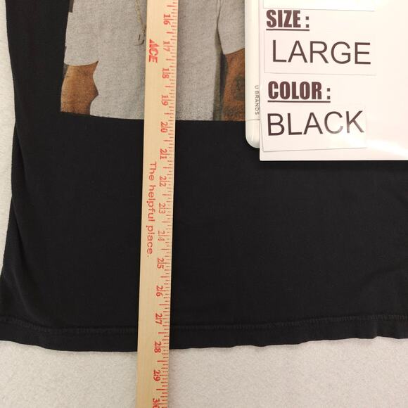 Outkast Rap Graphic Short Sleeve Crew Neck Shirt Mens Size Large L Black - Picture 8 of 9